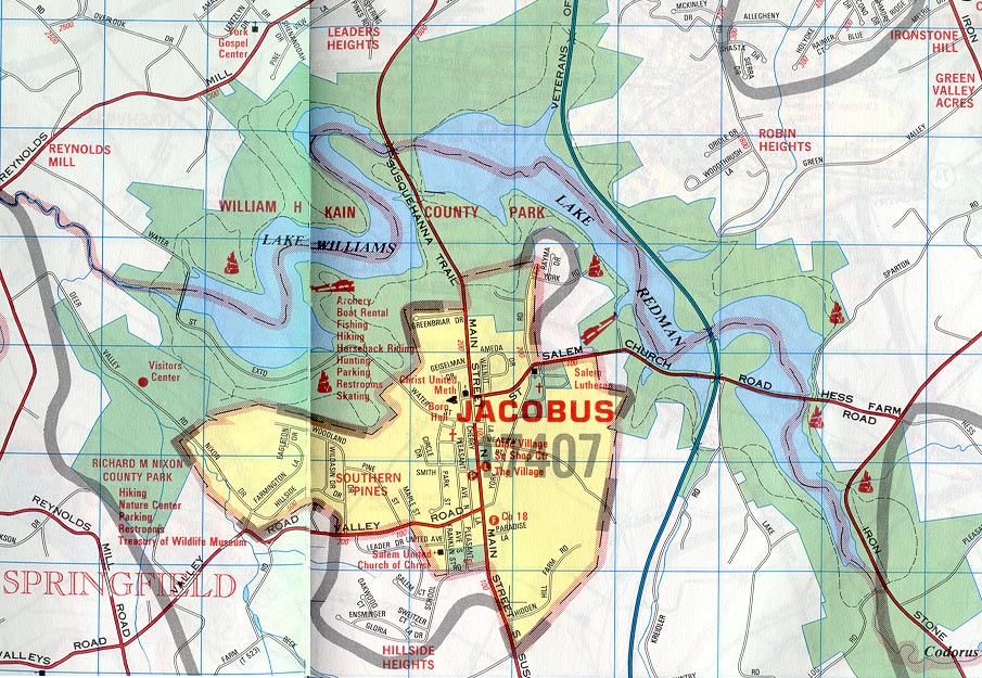 Lake Redman and Nixon Park